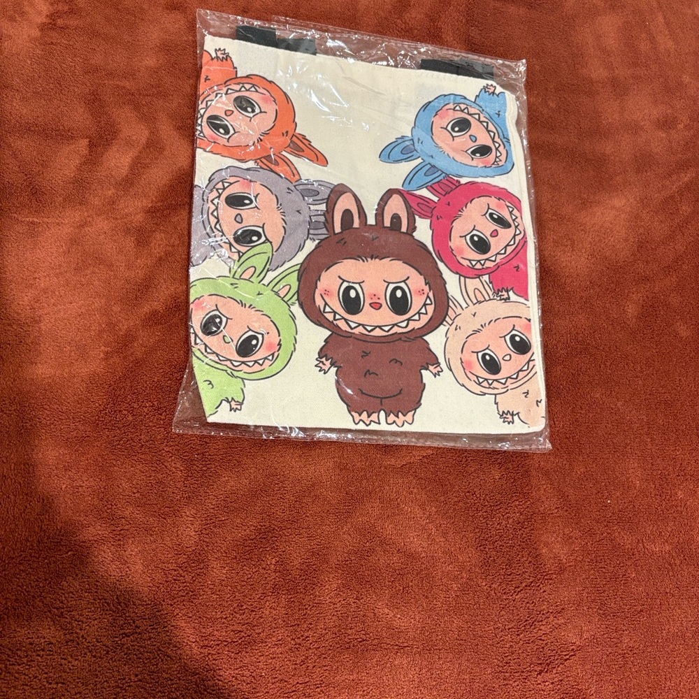 Colorful Character Kids Tote Bag